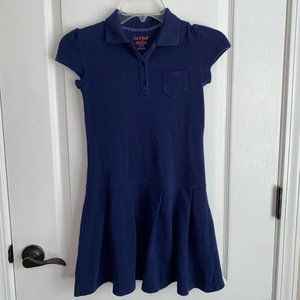 - Cat & Jack polo dress school M 7/8 EUC